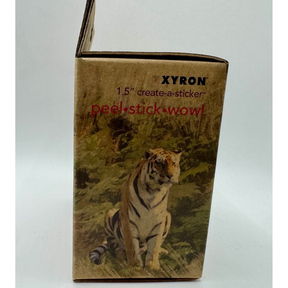 Xyron Create-a-Sticker 1.5 Inch Machine Zebra Print Permanent Adhesive New - Picture 4 of 7